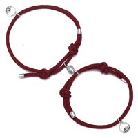 Wholesale Fashion Solid Color Magnetic Couple Bracelet sku image 5