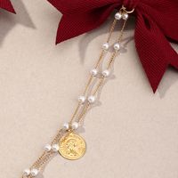 Koreanische Mode Neuen Stil Einfache Bowknot Perlenkette Haarnadel main image 3