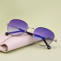 Fashion Round Frame Sunglasses Wholesale main image 6