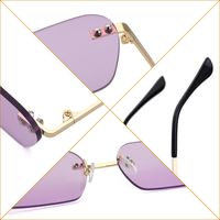 Wholesale Fashion Rimless Sunglasses main image 3