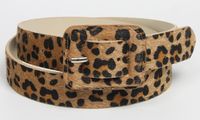 Cinturón Con Hebilla Cuadrada Con Estampado De Leopardo Coreano main image 4