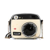 Korean Cute Fashion Style Camera Messenger Bag sku image 1