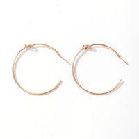 New Fashion Style Simple Knotted Large Circle Geometric Earrings main image 8