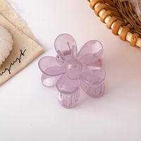 Korean Transparent Jelly Color Flower Hair Clip sku image 4