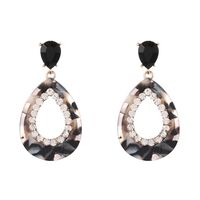 Fashion Drop-shaped Acrylic Diamond Earrings Wholesale main image 1