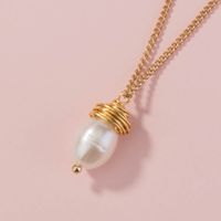 Wholesale Fashion Hand-wound Natural Freshwater Pearl Necklace main image 3