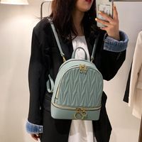 Fashion Geometric Solid Color Backpack Wholesale main image 4