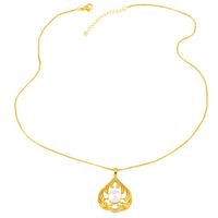 Mode Perle Schmetterling Kupfer Eingelegte Zirkon Halskette Großhandel main image 6