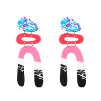 Fashion Geometric Acrylic Tassel Earrings Wholesale sku image 2