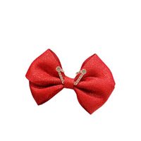 Children's Korean Cute Red Bow Crown Hair Clip main image 6