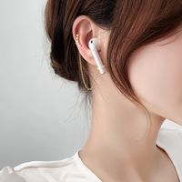 Headphone Anti-lost Chain Wireless Airpods Pearl Earrings main image 5