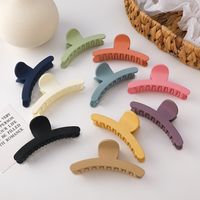 Korean Frosted Solid Color Shark Clip Wholesale main image 5