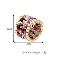 Bohemian Color Beads Multi-layer Integrated Ring main image 5