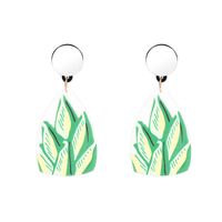 Creative Fashion Design Art Graffiti Acrylic Earrings main image 6