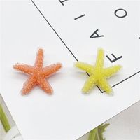Pendientes De Estrella De Mar De Color Caramelo De Moda Simple Coreana main image 5