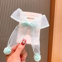 Korean Cute Children's Net Yarn Bow Hairpin sku image 3