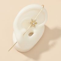 Fashion Word Slash Surround Ear Acupuncture Bone Clip sku image 4