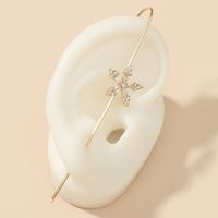 Fashion Word Slash Surround Ear Acupuncture Bone Clip sku image 5