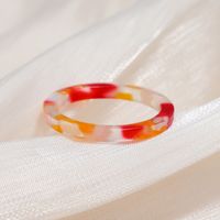 Retro Acrylic Color Geometric Ring Wholesale sku image 7