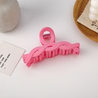 Korean Solid Color Frosted Large Catch Clip Wholesale sku image 3