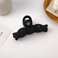 Korean Solid Color Frosted Large Catch Clip Wholesale sku image 7
