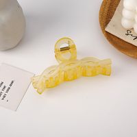Korean Solid Color Frosted Large Catch Clip Wholesale sku image 4