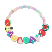 Cute Retro Ethnic Elastic Handmade Chain Fruit Star Bracelet Set sku image 3