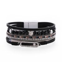 Bohemian Beaded Rhinestone Multilayer Bracelet sku image 6