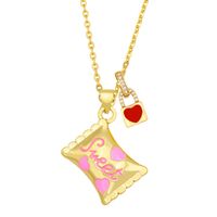 Simple Candy Sweet Pendant Necklace sku image 4