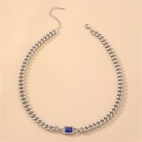 Retro Crystal Flash Diamond Necklace main image 1