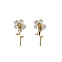 Korean Style Transparent Flower Earrings main image 6