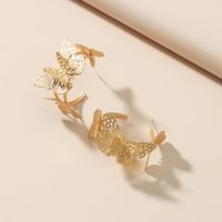 Fashion Simple Creative Hollow Butterfly Earrings main image 3