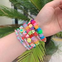 Lindo Conjunto De Pulsera De Estrella De Fruta Hecha A Mano Elástica Étnica Retro main image 5