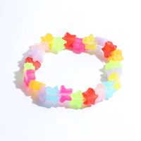 Cute Retro Ethnic Elastic Handmade Chain Fruit Star Bracelet Set main image 3