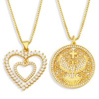 Simple Niche Hollow Heart-shaped Necklace main image 1