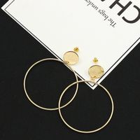 Korean Style Exaggerated Large Ring Earrings Wholesale main image 2