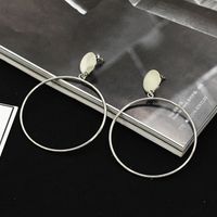 Korean Style Exaggerated Large Ring Earrings Wholesale main image 4