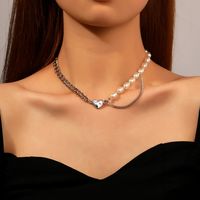 Collier Coeur Simple En Perles De Corée main image 1