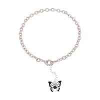 Simple Alloy Butterfly Pendant Necklace main image 6