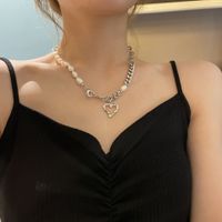 Collar De Perlas Con Colgante De Amor Barroco main image 3