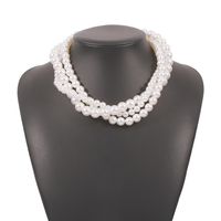 Fashion Simple Multi-layer Pearl Necklace main image 6