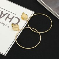Korean Style Exaggerated Large Ring Earrings Wholesale sku image 1