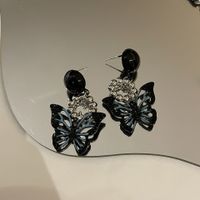 Simple Alloy Butterfly Pendant Necklace sku image 2