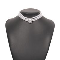 Retro Palace Style Multilayer Pearl Necklace sku image 16
