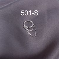 Simple Style Geometric Plating 925 Silver No Inlaid Earrings sku image 1