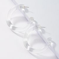 Fashion Transparent Resin Acrylic Earrings Wholesale main image 3