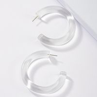 Fashion Transparent Resin Acrylic Earrings Wholesale main image 4