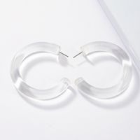 Fashion Transparent Resin Acrylic Earrings Wholesale main image 5