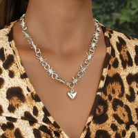 Fashion Heart Alloy Wholesale Necklace main image 1