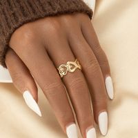 Fashion Alloy Heart Shape Ring main image 4